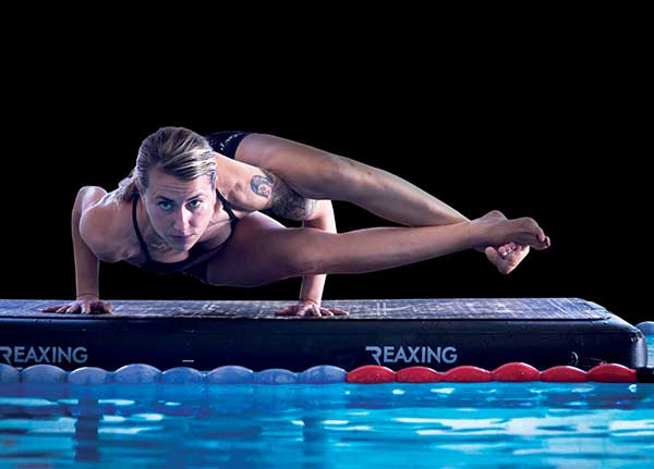 RAY reax raft Agua Yoga Training program